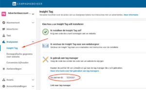 Linkedin insight tag