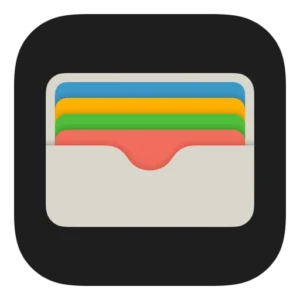 Apple wallet app icoon