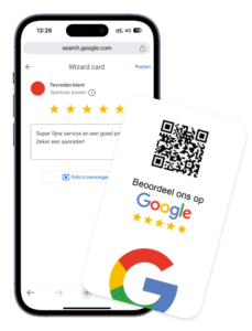 Google review pagina mobiel