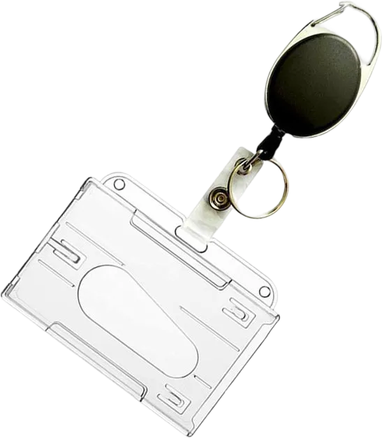 Kaarthouder met trekkoord