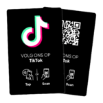 Volg ons op TikTok kaart
