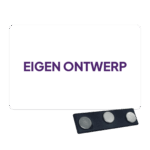 Naambadge met magneet