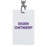 Naambadge met gat