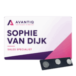 Naambadge met magneet