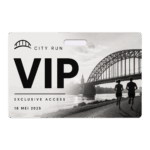 PVC naambadge met gleuf