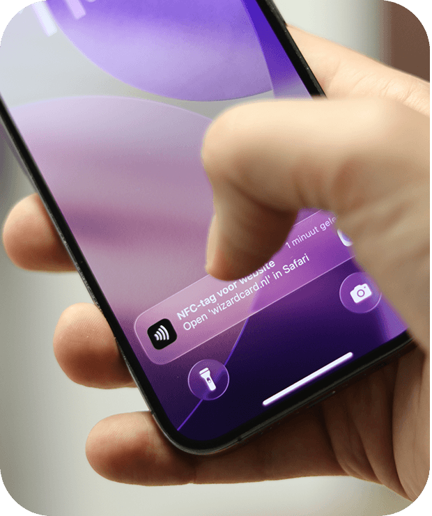 NFC melding iphone